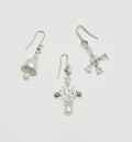 17th Century Things III stainless steel baroque pearl earrings